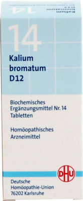 BIOCHEMIE DHU 14 Kalium bromatum D 12 Tabletten 80 St