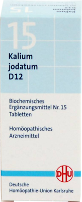 BIOCHEMIE DHU 15 Kalium jodatum D 12 Tabletten 80 St