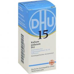 Ein aktuelles Angebot für BIOCHEMIE DHU 15 Kalium jodatum D 12 Tabletten 80 St Tabletten Schüßler Salze Nr. 13 - 24 - jetzt kaufen, Marke DHU-Arzneimittel GmbH & Co. KG.