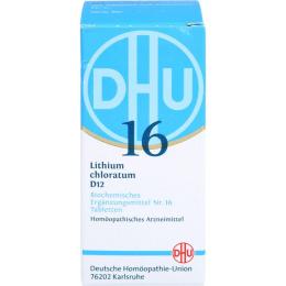 BIOCHEMIE DHU 16 Lithium chloratum D 12 Tabletten 200 St.