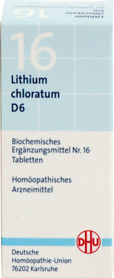 BIOCHEMIE DHU 16 Lithium chloratum D 6 Tabletten 80 St