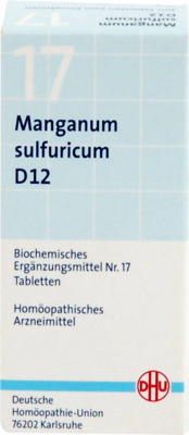 BIOCHEMIE DHU 17 Manganum sulfuricum D 12 Tabl. 200 St