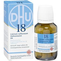 BIOCHEMIE DHU 18 Calcium sulfuratum D 6 Tabletten 200 St Tabletten