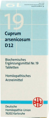 BIOCHEMIE DHU 19 Cuprum arsenicosum D 12 Tabletten 80 St