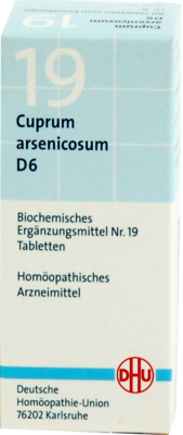 BIOCHEMIE DHU 19 Cuprum arsenicosum D 6 Tabletten 80 St