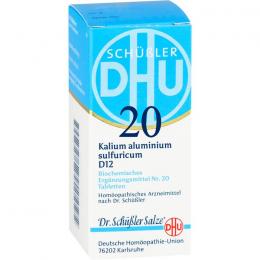BIOCHEMIE DHU 20 Kalium alum.sulfur.D 12 Tabletten 200 St.