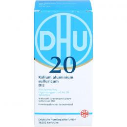 BIOCHEMIE DHU 20 Kalium alum.sulfur.D 12 Tabletten 420 St.
