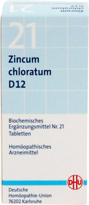 BIOCHEMIE DHU 21 Zincum chloratum D 12 Tabletten 200 St