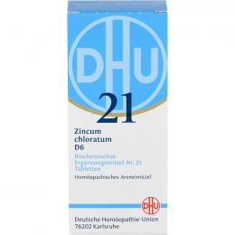 BIOCHEMIE DHU 21 Zincum chloratum D 6 Tabletten 200 St.