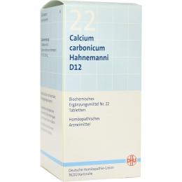 BIOCHEMIE DHU 22 Calcium carbonicum D 12 Tabletten 420 St Tabletten