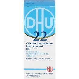 BIOCHEMIE DHU 22 Calcium carbonicum D 6 Tabletten 80 St.