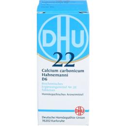 BIOCHEMIE DHU 22 Calcium carbonicum D 6 Tabletten 80 St.