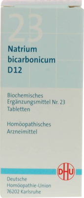 BIOCHEMIE DHU 23 Natrium bicarbonicum D 12 Tabl. 80 St