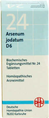 BIOCHEMIE DHU 24 Arsenum jodatum D 6 Tabletten 80 St