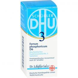 BIOCHEMIE DHU 3 Ferrum phosphoricum D 6 Tabletten 420 St.