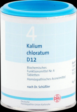 BIOCHEMIE DHU 4 Kalium chloratum D 12 Tabletten 1000 St