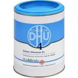 BIOCHEMIE DHU 4 Kalium chloratum D 3 Tabletten 1000 St