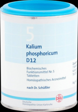 BIOCHEMIE DHU 5 Kalium phosphoricum D 12 Tabletten 1000 St
