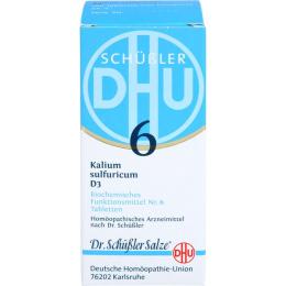 BIOCHEMIE DHU 6 Kalium sulfuricum D 3 Tabletten 200 St.