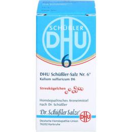 BIOCHEMIE DHU 6 Kalium sulfuricum D 6 Globuli 10 g