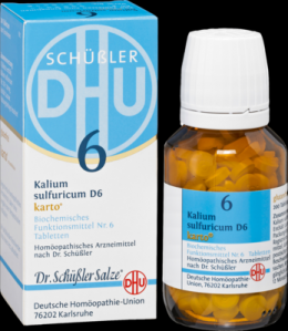 BIOCHEMIE DHU 6 Kalium sulfuricum D 6 Tab.Karto 200 St