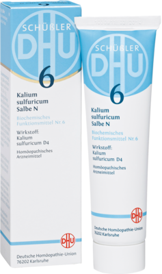 BIOCHEMIE DHU 6 Kalium sulfuricum N D 4 Salbe 50 g