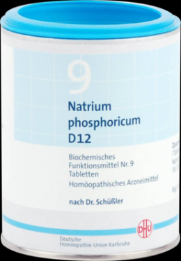 BIOCHEMIE DHU 9 Natrium phosphoricum D 12 Tabl. 1000 St