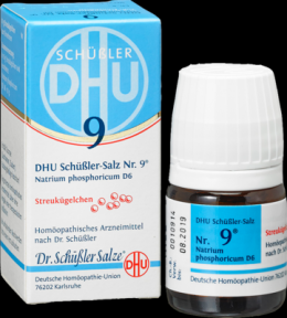 BIOCHEMIE DHU 9 Natrium phosphoricum D 6 Globuli 10 g