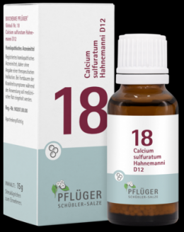 BIOCHEMIE Pflger 18 Calcium sulfuratum D 12 Glob. 15 g