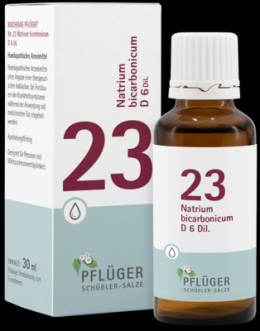 BIOCHEMIE Pflger 23 Natrium bicarbonicum D 6 Tro. 30 ml