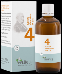 BIOCHEMIE Pflger 4 Kalium chloratum D 6 Tropfen 100 ml