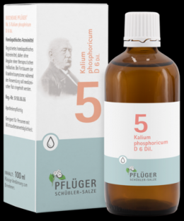 BIOCHEMIE Pflger 5 Kalium phosphoricum D 6 Tropf. 100 ml