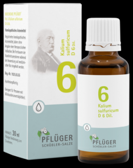 BIOCHEMIE Pflger 6 Kalium sulfuricum D 6 Tropfen 30 ml