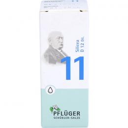 BIOCHEMIE Pflüger 11 Silicea D 12 Tropfen 30 ml