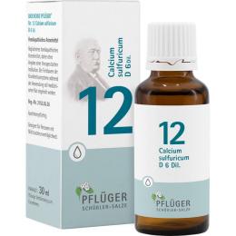 BIOCHEMIE Pflüger 12 Calcium sulfuricum D 6 Tropf. 30 ml