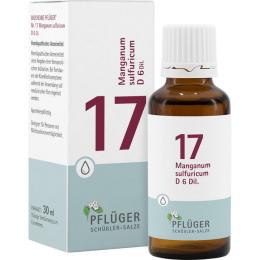 BIOCHEMIE Pflüger 17 Manganum sulfuricum D 6 Tro. 30 ml