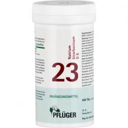 BIOCHEMIE Pflüger 23 Natrium bicarbonicum D 6 Tab. 400 St.