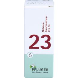 BIOCHEMIE Pflüger 23 Natrium bicarbonicum D 6 Tro. 30 ml