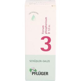 BIOCHEMIE Pflüger 3 Ferrum phosphoricum D 12 Tro. 100 ml