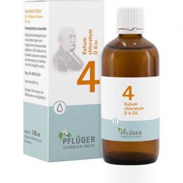 BIOCHEMIE Pflüger 4 Kalium chloratum D 6 Tropfen 100 ml