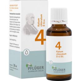 BIOCHEMIE Pflüger 4 Kalium chloratum D 6 Tropfen 30 ml