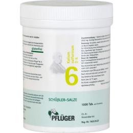 BIOCHEMIE Pflüger 6 Kalium sulfuricum D 6 Tabl. 1000 St.