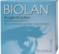 BIOLAN Augentropfen Einzeldosispipetten 20X0.35 ml