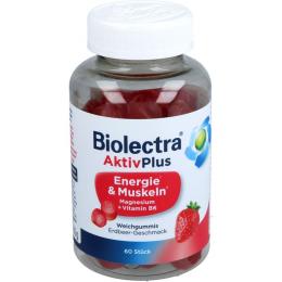 BIOLECTRA AktivPlus Energie & Muskeln Gummis Erdb. 60 St. (180 g)