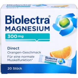 BIOLECTRA Magnesium 300 mg Direct Orange Sticks 20 St. (20 g)