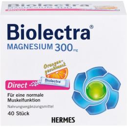 BIOLECTRA Magnesium 300 mg Direct Orange Sticks 40 St.