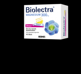 BIOLECTRA Magnesium 300 mg Direct Zitrone Sticks 40 g