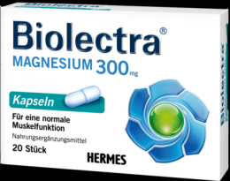 BIOLECTRA Magnesium 300 mg Kapseln 12,3 g
