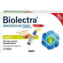 BIOLECTRA Magnesium 300 mg Liquid 14 St.