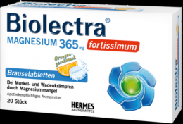 BIOLECTRA Magnesium 365 mg fortissimum Orange 20 St